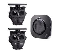 Solar Alarm System Wireless Driveway (1/2 Thousand), IP65, Detectors, Siren 120dB+Light, Protects Goods ext/int (1R2S)