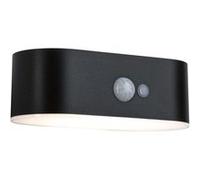 Paulmann Applique murale solaire Adya 94571 LED 1 x 2,5 W détecteur de mouvement IP44 Noir 3000K