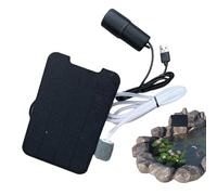 Solar Aquarium Air Pump - Small Oxygenator System, Pond Bubble Generator Device, Renewable Energy Water Aeration Tool | Reliable Oxygen Supply for Backyard Garden Park Fish Tank Hobby Use