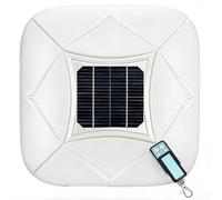 Solar Automatic Car Cover, Smart All-Weather Waterproof Car Cover with Remote Control, Folding Sunproof Sun Shade Canopy with Anti-Theft Alarm, for Outdoor Use(White,3XL)