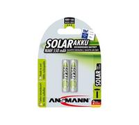 Solar - Batterie 2 x AAA - NiMH - (rechargeables) - 550 mAh