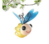 Solar Bee Outdoor Light, Cute Waterproof Garden Lamp, 3.89x5.03in Honeybee String Lights with Realistic Wing Detail, Bee Lights Decoration, Wire Strands, Animal Lighting for Outside Garden Balcony