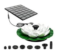 Solar Bird Bath Fountain - Floating Pump | Small Outdoor Water