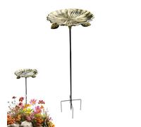 Solar Bird Bath - Garden Bird Bath Feeder, Drinking Water Bowl Tray | Outdoor Multi Species Drinking Feeding Station for Birding Care Support System Habitat Enhancement Unit Parakeet Budgies