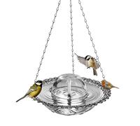 Solar Bird Bath Sprayer, Ornamental Garden Water Circulator System, Continuous Flow with Water Pump, Anti Rust Decorative Outdoor Fountain Unit, Bird Bath Fountain with Garden Style