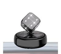 Solar Breeze Diffuseur de voiture - Ornement - Désodorisant cubique - Pour tableau de bord - Avec énergie solaire - Élimination des odeurs - Pour camion de road trip, mini-van, caravane, berline