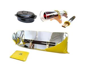 SOLAR BROTHER Four solaire multi-cuisson SunGood 360 pour 2-3 personnes Cuisson jusqu'à 240°C Portable Accessoires inclus