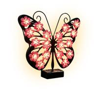 Solar Butterfly Lights Outdoor | Waterproof LED Garden Light, Metal Decorat