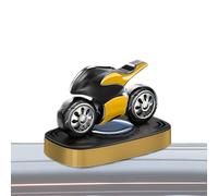 Solar Car Air Freshener, Automatic Scent Diffuser, 3.15x4.57x2.6 inches Adorable Rotating Long Lasting Motorcycle Odor Neutralizer for Home Vehicle Bathroom Interior