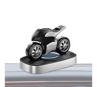 Solar Car Air Freshener, Automatic Scent Diffuser, 3.15x4.57x2.6 inches Adorable Rotating Long Lasting Motorcycle Odor Neutralizer for Home Vehicle Bathroom Interior