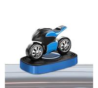 Solar Car Air Freshener, Automatic Scent Diffuser, 3.15x4.57x2.6 inches Adorable Rotating Long Lasting Motorcycle Odor Neutralizer for Home Vehicle Bathroom Interior
