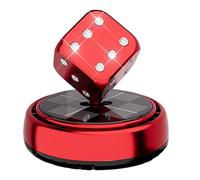 Solar Car Air Freshener - Dashboard Diffuser, Vehicle Odor Eliminator, Automotive Dice-Shaped Accessory | Portable Freshener, Easy Mount Tool For Trucks, Sedans, Minivans, Travel, Commuting, Road Trip