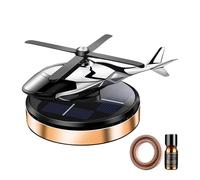 Solar Car Air Freshener - Helicopter Rotating Aromatherapy Diffuser, Natural Oil Fragrance Device Energy Powered Vent Accessory Compact Deodorizer | Vehicle Intérieur Freshness, Fatigue Relief, Home