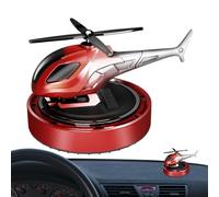 Solar Car Air Freshener - Helicopter Rotating, Diffuser Long Lasting Natural Odor Eliminator with Perfume Fragrance for Daily Use Stylish Vent Clip Scent System for Workplace Gym Travel Pet Car