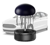 Solar Car Air Freshener, Jellyfish Shape Dashboard Perfume, 4.72x2.95 Inches Solar Powered Rotating Purifier, Interior Decoration for Road Trips, City Driving, Urban Parking, Beach Travel