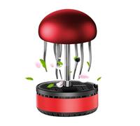 Solar Car Air Freshener, Jellyfish Shape Rotating Diffuser, Solar Powered