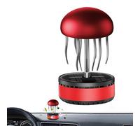 Solar Car Air Freshener, Jellyfish Shaped Rotating Purifier, 4.72x2.95 Inches Long Lasting Fragrance Diffuser, Solar Powered Dashboard Decor for Road Trips, Camping, City Driving, or Beach Use