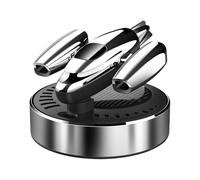 Solar Car Air Freshener, Plane-Shaped Odor Eliminator, Solar Powered Rotating Fragrance Diffuser with Aircraft Design, Odors Neutralizer, Ideal for Vehicle, Home, Bathroom, Offices