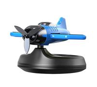 Solar Car Air Freshener - Rotatable Airplane Design Diffuser Ornament, Long-Lasting Odor Eliminator, Durablee Automotive Interior Accessory | Creativee Cabin Decoration, Compact Aromatherapy Device
