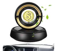 Solar Car Air Freshener - Rotating Coin Design Car Odor Eliminator | Creative Air Freshener Cars Fragrance For Strong Odor Cars Smell