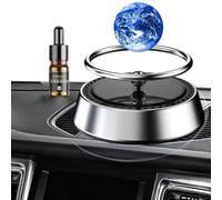 Solar Car Aromatherapy - Diffuseur solaire pour voiture | Galaxy Interstellar Ball Design with Essential Oil, Solar Rotating Auto Decoration for Car, Home and