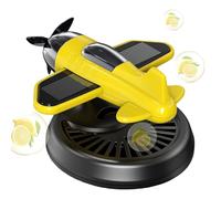 Solar Car Fragrance Diffuser - Rotatable Airplane Style Spinner, Long Lasting Parfum Distributeur, Durablee Aromatherapy Vent Ornament | Creativee Automotive Intérieur Decoration Accessory