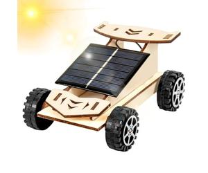 Solar Car Kit - Educational Science Craft, Classroom Learning Project for Kids, DIY System Model with Renewable Energy Design, School Accessory, Creative Activity Set for Home and Outdoor
