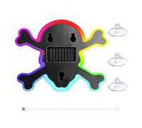Solar Car Light Suction Cup Colorful - Solar Car Triangular Window Light
