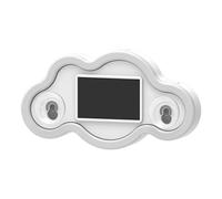 Solar Car Window Light - Cloud Shaped Ambient Decoration | Wiring Free Vibration Sensor Glass Lamp | 300mAh Battery Type-C for Dashboard SUV RV Trailer Tractor Night Driving