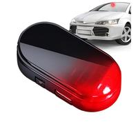 Solar Cars Lights - Solar Powered Car Alarm Light | Automotive LED Warning Lamp | ABS Anti Theft Flashing | Easy Adhesive Installation ABS Build simulates Alarm Warning System for Vehicles at Night