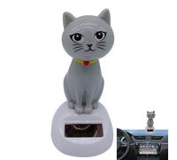 Solar Cat - Jouet de panneau de danse à énergie solaire | Jolie figurine de chat animé pour voiture, maison et bureau | Amusant danser Bobble à énergie solaire | Cadeau parfait pour les