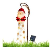 Solar Christmas Lights Outdoor, Decorative LED Snowflake Stake Lamp | Fountain Solar Garden Lights for Patio Porch Lawn Garden Yard Pathway Walkway