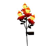 Solar Christmas Lights | Waterproof Rose Snowman - Christmas Solar Lights Outdoor Decor | for Yard Patio Porch Lawn Pathway Walkway Landscape Party Indoor
