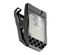 Solar Clip Light - Motion Sensing Waterproof, Weatherproof Clamp On, Human Body Sensor | For Yard Backyard Porch Balcony Street Road Basketball Court Parking Lot Outdoor Lighting