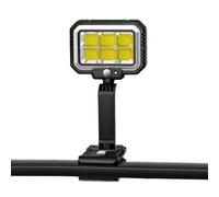 Solar Clip Lights,3 Modes Waterproof Railing Lamp - Foldable Motion Sensor Outdoor Lights| Deliver Security And Ambient Glow With PIR Motion Detection That Triggers Bright Light Then Dims, Offering