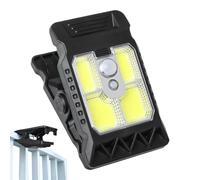 Solar Clip Lights, Clips On Solars Motion Lights Outdoor, Decorative Protection Lightings, Motions Sensor Decoratives Security Lighting, Small Garden Decor for Patio Grill Fence