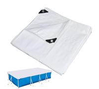 Solar Cover, Waterproof Pool Tarp, UV Protection Sheet, Multipurpose Rain Shelter, Ideal for Swimming Pools, Boats, Chicken Coop, Porch, Car, Tents, Greenhouse, Yard, Outdoor Shade
