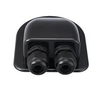 Solar Double Cable Entry Gland - Robust Construction, Weather Resistant Cable, Solar Double Caable Entry Gland | for Caravans, Garages, Sheds, Yachts
