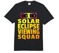 Solar Eclipse Viewing Squad - Total Solar Eclipse Glasses Comfort Colors Adult Heavyweight T-Shirt