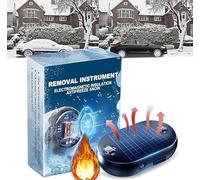 Solar Electromagnetic Molecular Interference Freeze and Snow Remover,Antifreeze Snow Removal Instrument,Anti-freeze Electromagnetic Car Snow Removal Device,Car Defroster (1 pcs)