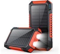 Solar External Battery 26800 Mah, Pd 15w Usb C Power Bank Portable Charger With 3 Outputs, Quick Charge Portable Battery 2 Super Bright Torch For Smartphone, Tablet, Camping Etc