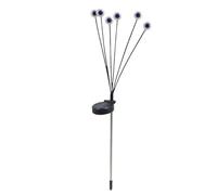 Solar Eyeball Halloween Lights, Outdoor Scary Light, Waterproof Firefly Effect with 3.94x3.94x27.56 inches, Swaying Lantern for Walkway, Path, Yard, Flowerbed, Patio, Party Decor, Red Glow