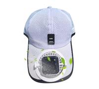 Solar Fan Baseball Hat | Women's Sunhats with Solar Fan - Comfortable Fit UV Protection Sunhats for Fishing Beach Sports Traveling Cycling Golfing
