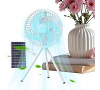 Solar Fan Floor Desk Air Blower With Tripod Cordless Solution Frees T Stand