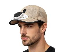 Solar Fan Hat with USB 3-Speed Ventilation, Unisex Outdoor Baseball Cap Powered by Sunlight, Ideal for Fishing, Cycling, Beach, Camping, and Sports