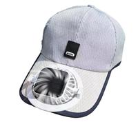 Solar Fan Sun Hat - Wide Brim Cooling Headwear Cap, Outdoor Sport Baseball Hat | Hands Free Cooling Ventilation Wearable Device, Lightweight Breathable Sun Protection Headgear For Women Men Beach Trav