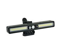 Solar Fence Light - Motion Sensor Lights | Adjustable Clip On Night Lamp | 3-Mode Waterproof For Garden Yard Balcony Gate Patio Lawn Poolside Deck Wall Pathway Camping Home Outdoor Indoor