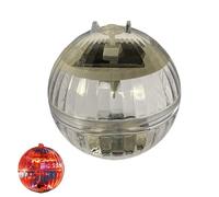 Solar Floating Pool Lights, 10x10cm Dynamic Pool Lamp, Waterproof LED with Solar-Charging Build, Intelligent Light Sensing, 3D Glowing Sphere with Modern Style, Decoration Tool for Swimming Pools