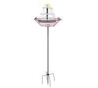 Solar Fountain for Bird Bath | Bluebird Watering Container | Weather-Resistant Bee Watering Station & Flower Bird Feeder | for Gardeners Nature Lovers Backyard Patio Deck Courtyard Lawn