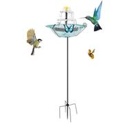 Solar Fountain for Bird Bath - Watering Container Garden Hummingbird Bath